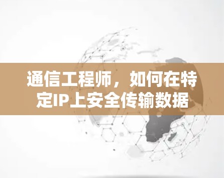通信工程师，如何在特定IP上安全传输数据
