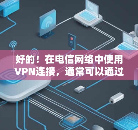 好的！在电信网络中使用VPN连接，通常可以通过以下步骤来操作