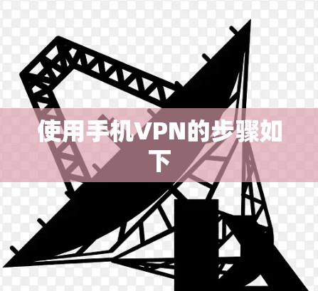 使用手机VPN的步骤如下