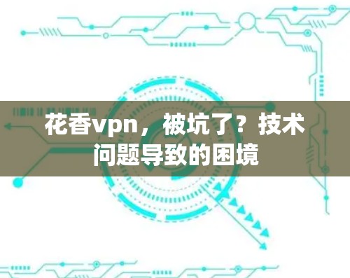 花香vpn，被坑了？技术问题导致的困境