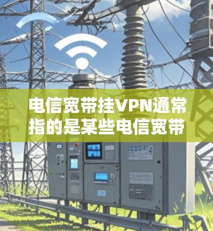 电信宽带挂VPN通常指的是某些电信宽带服务或网络被用于VPN（虚拟专用网络）时所使用的带宽。这种情况通常发生在网络不稳定、设备故障或某些服务被限制使用带宽的情况下