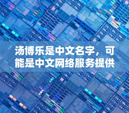 汤博乐是中文名字，可能是中文网络服务提供商之一，但需要确认具体信息。如果您指的是汤博乐（Chinas VPN Service Provider）以下是关于他们的VPN服务信息