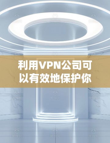 利用VPN公司可以有效地保护你的网络和信息安全，以下是系统化的步骤和建议