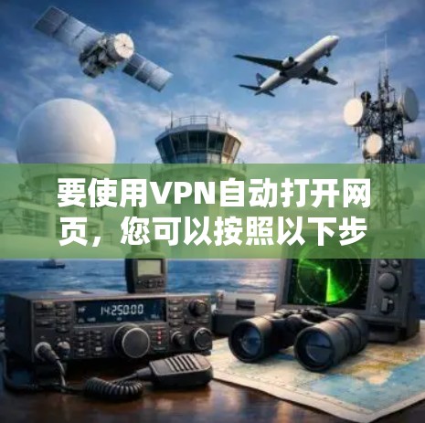 要使用VPN自动打开网页，您可以按照以下步骤操作