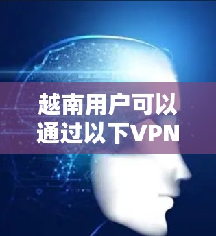 越南用户可以通过以下VPN服务访问互联网，这些服务包括