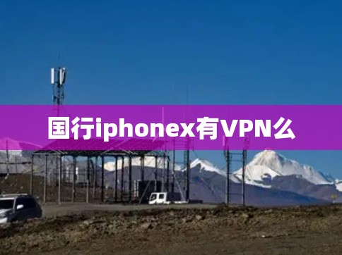 国行iphonex有VPN么 国行iphonex有VPN么