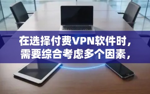 在选择付费VPN软件时，需要综合考虑多个因素，包括软件的功能、价格、用户评价、隐私保护、用户数量、更新兼容性和特色等。以下是一些综合考虑后的选择建议