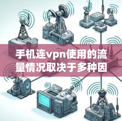 手机连vpn使用的流量情况取决于多种因素，包括用户的具体使用行为、使用网站的带宽、流量控制功能的使用以及设备的配置。以下是详细的分析和总结