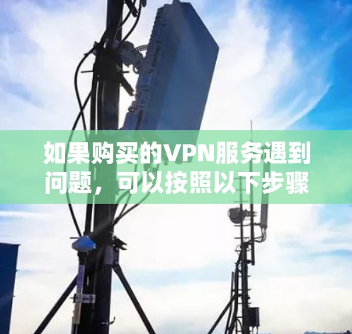 如果购买的VPN服务遇到问题，可以按照以下步骤进行处理