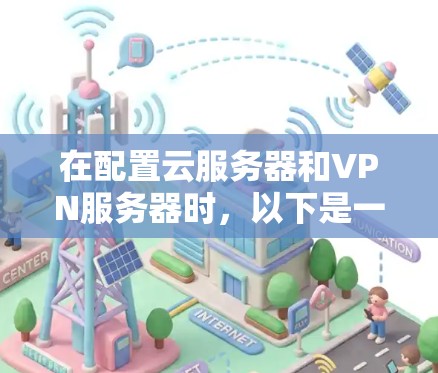 在配置云服务器和VPN服务器时，以下是一些关键步骤和注意事项