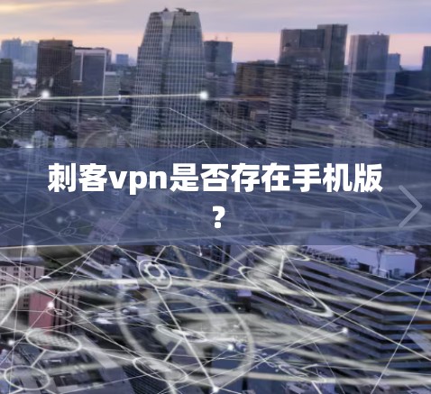 刺客vpn是否存在手机版? 刺客vpn是否存在手机版?