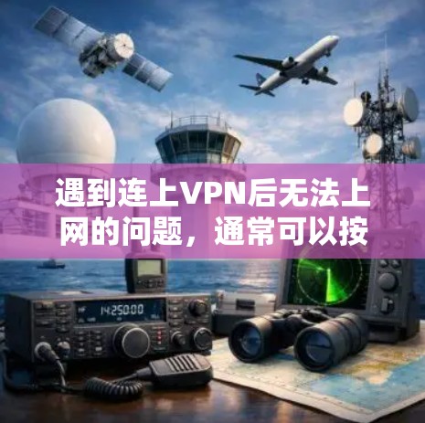 遇到连上VPN后无法上网的问题,通常可以按照以下步骤排查和解决问题 遇到连上VPN后无法上网的问题,通常可以按照以下步骤排查和解决问题