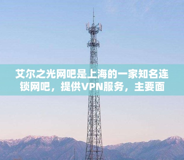 艾尔之光网吧是上海的一家知名连锁网吧，提供VPN服务，主要面向互联网依赖性强的用户。以下是对其VPN服务的详细分析