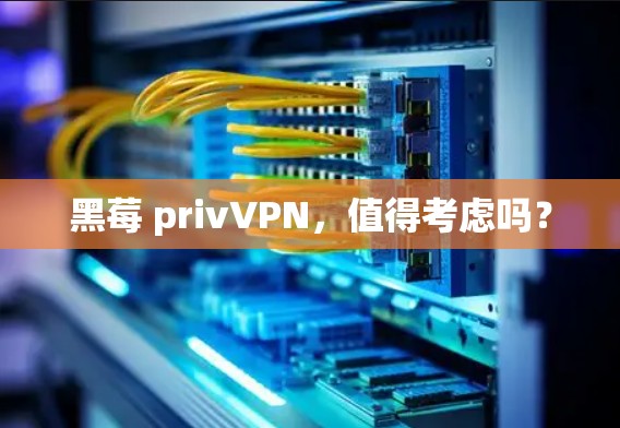 黑莓 privVPN，值得考虑吗？