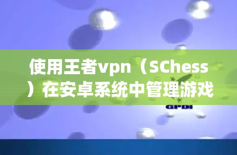 使用王者vpn（SChess）在安卓系统中管理游戏包的步骤如下