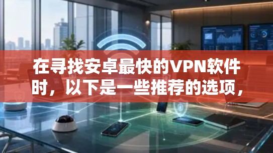 在寻找安卓最快的VPN软件时，以下是一些推荐的选项，每种软件都有其独特的功能和适用场景
