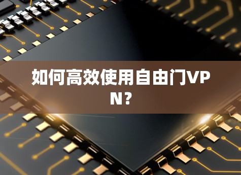 如何高效使用自由门VPN？
