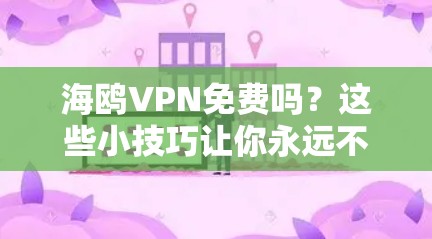 海鸥VPN免费吗？这些小技巧让你永远不想要自己的VPN