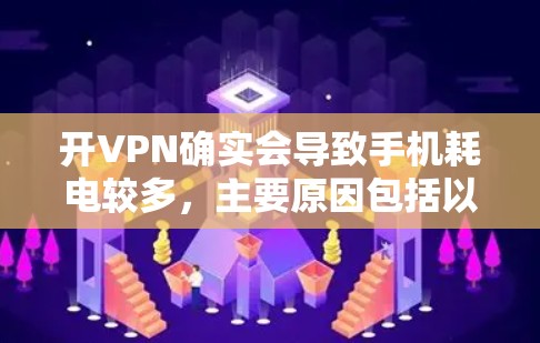 开VPN确实会导致手机耗电较多，主要原因包括以下几点