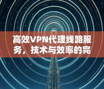 高效VPN代理线路服务，技术与效率的完美结合