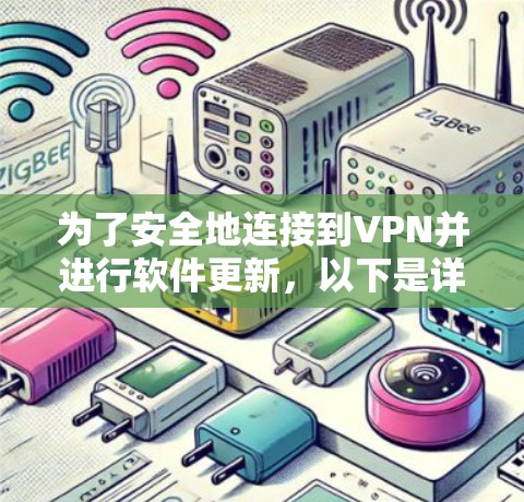为了安全地连接到VPN并进行软件更新，以下是详细的步骤指南