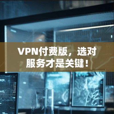 VPN付费版，选对服务才是关键！