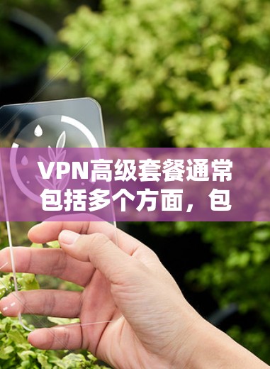 VPN高级套餐通常包括多个方面，包括但不限于
