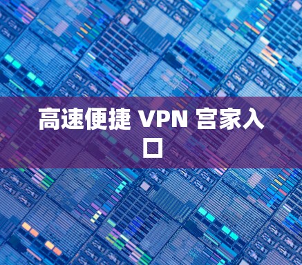 高速便捷 VPN 宫家入口