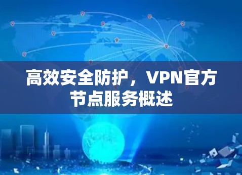 高效安全防护，VPN官方节点服务概述
