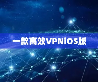 一款高效VPNiOS版