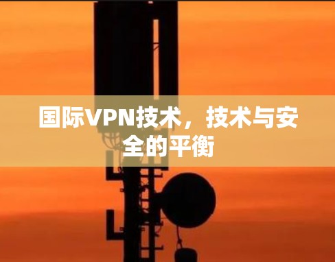 国际VPN技术，技术与安全的平衡