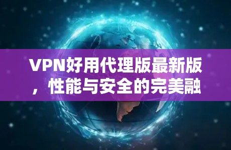 VPN好用代理版最新版，性能与安全的完美融合