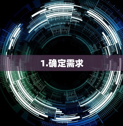 1.确定需求