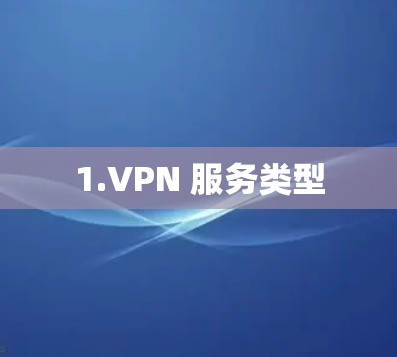 1.VPN 服务类型