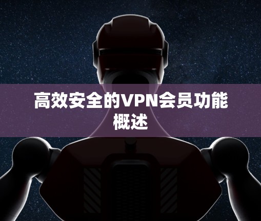 高效安全的VPN会员功能概述