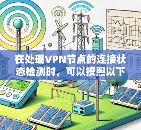 在处理VPN节点的连接状态检测时，可以按照以下步骤进行