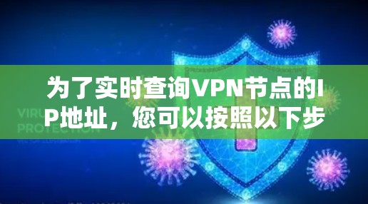 为了实时查询VPN节点的IP地址，您可以按照以下步骤操作