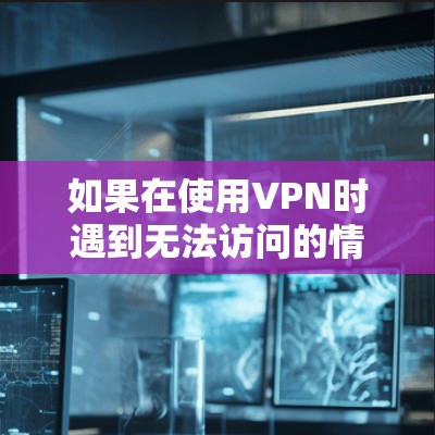 如果在使用VPN时遇到无法访问的情况,可以按照以下步骤进行处理 如果在使用VPN时遇到无法访问的情况,可以按照以下步骤进行处理