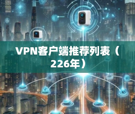 VPN客户端推荐列表（226年）