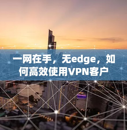 一网在手，无edge，如何高效使用VPN客户端