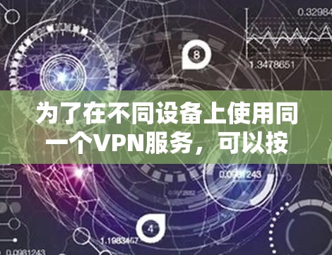 为了在不同设备上使用同一个VPN服务，可以按照以下步骤进行配置和管理