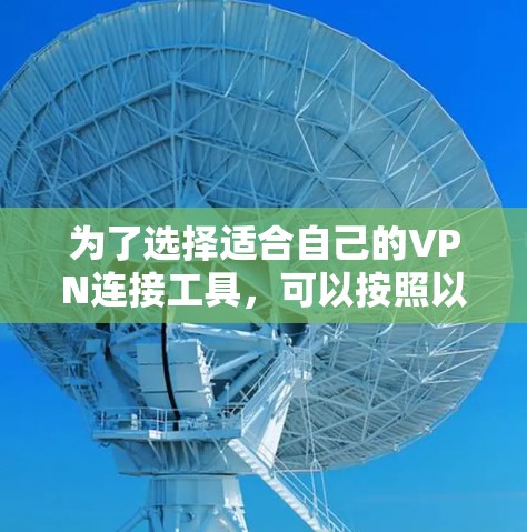 为了选择适合自己的VPN连接工具，可以按照以下步骤进行评估