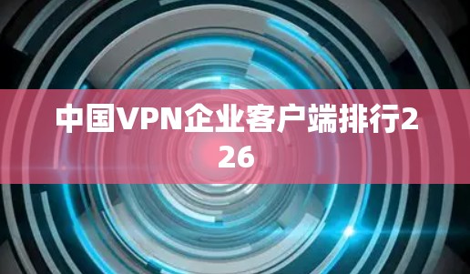 中国VPN企业客户端排行226