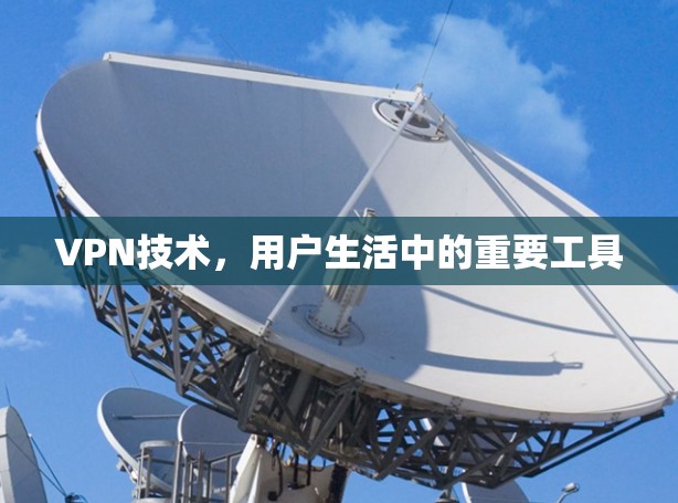 VPN技术，用户生活中的重要工具