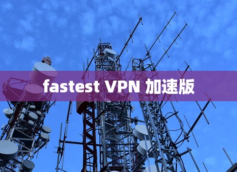 fastest VPN 加速版