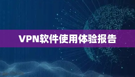VPN软件使用体验报告
